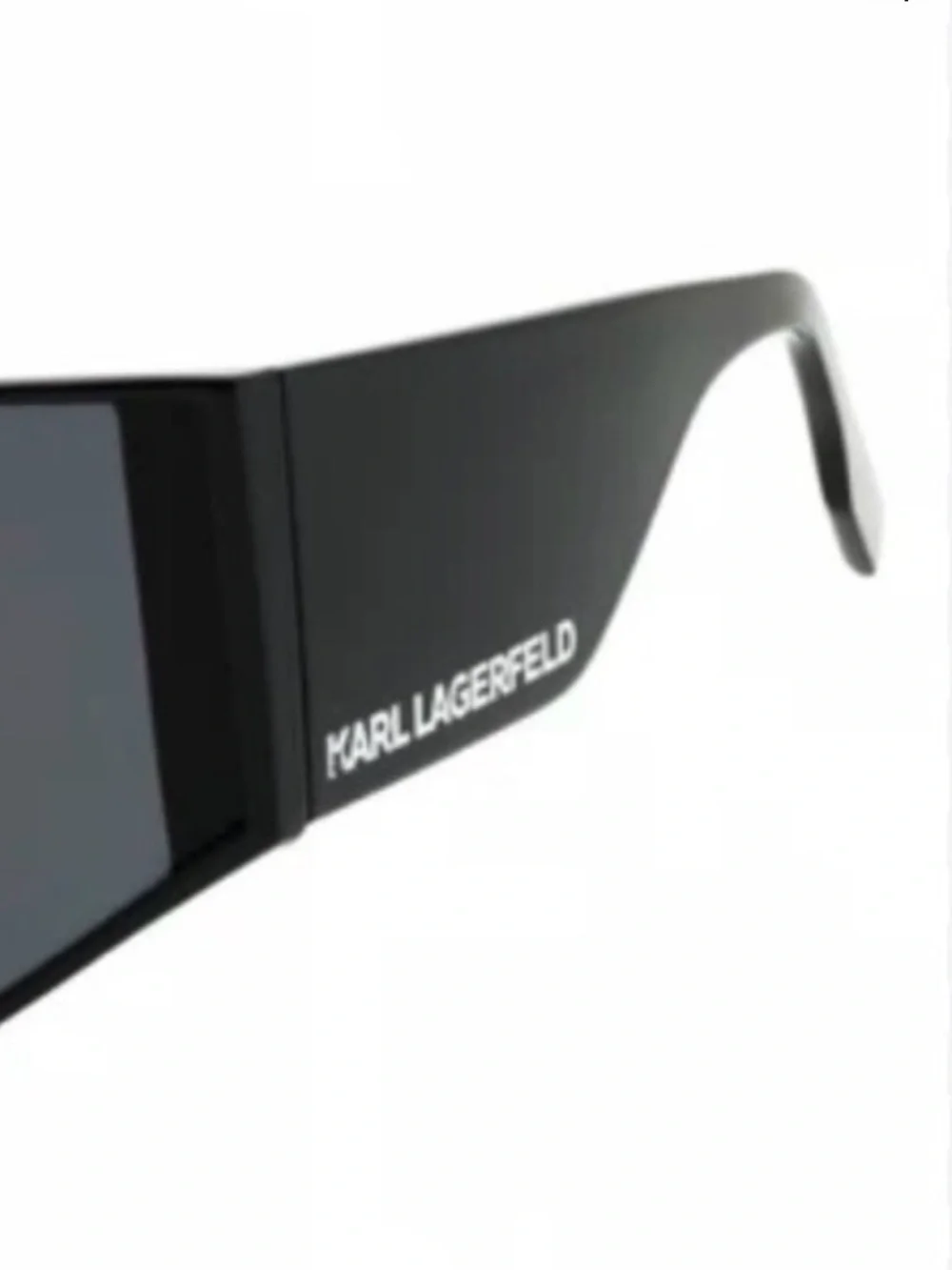 NEW Karl Lagerfeld Black Shield Visor Sunglasses - Picture 4 of 5